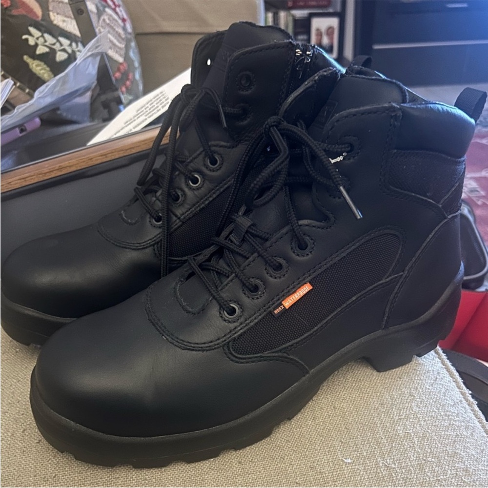 NWOT REDWING WORX ELECTRUM Size 11.5 Men's 6” Waterproof Safety Toe Boot  Black